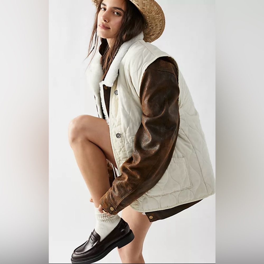 Free People Billy Quilted Vest ✨